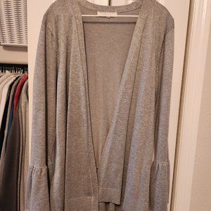 Gray cardigan